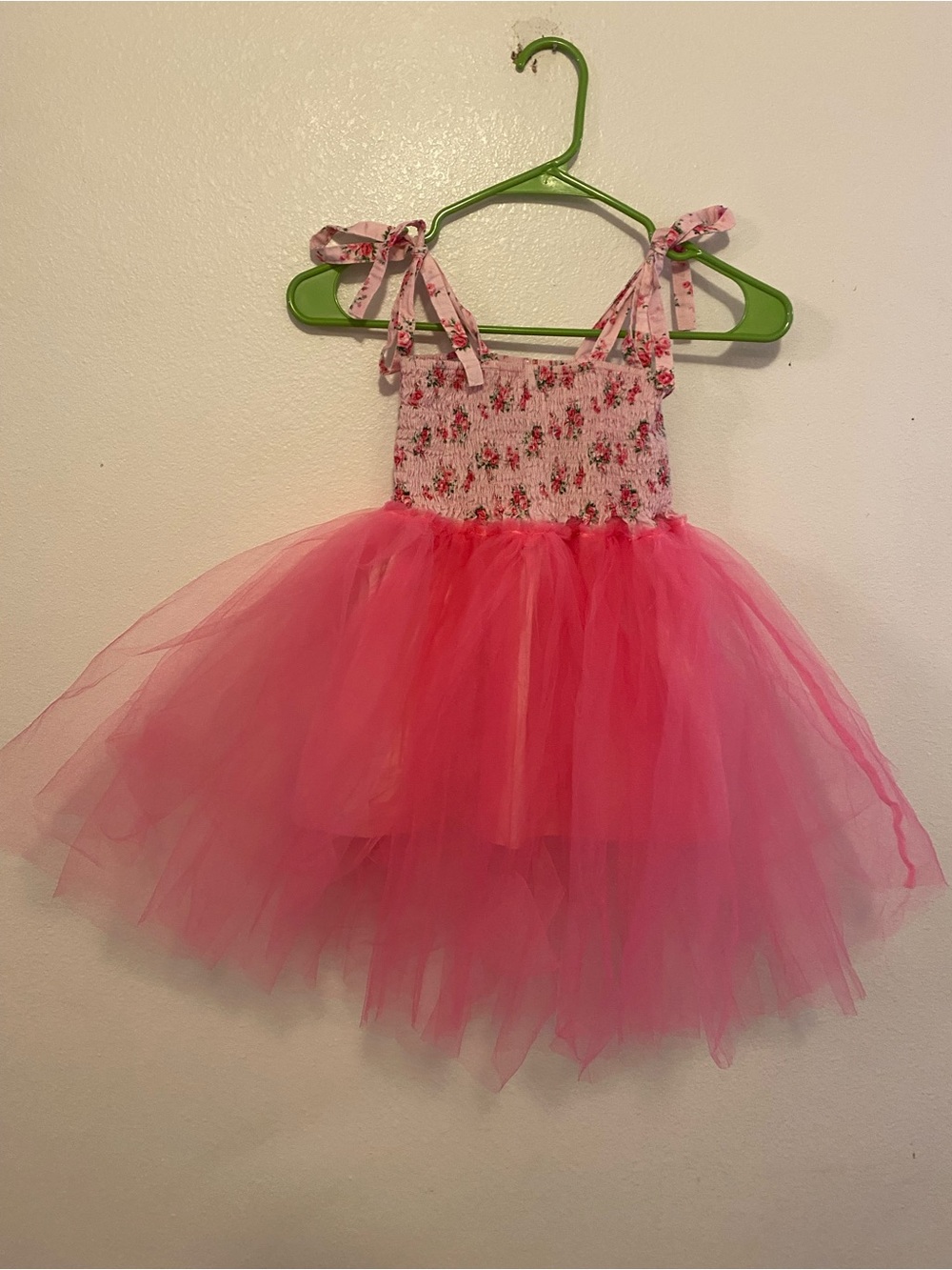 Dollcake Pink Floral Tulle Tutu Dress for Kids